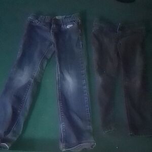 Girls Jeans Set Blue And Black